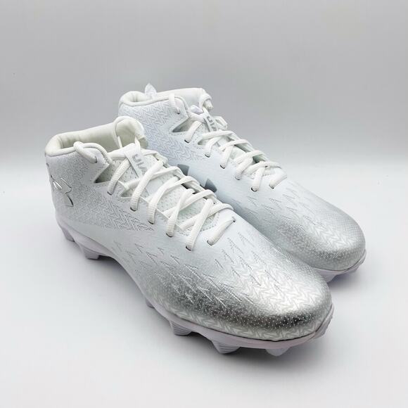 Under Armour Mens Spotlight Fran RM 4.0 Football Cleats US 11.5M White EUC main image 14
